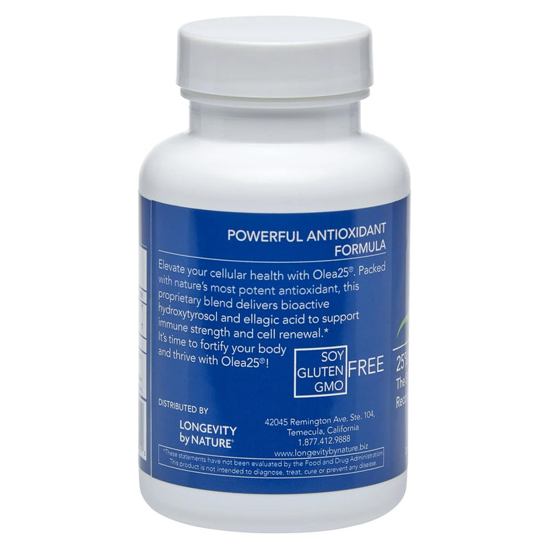 [Australia] - Olive Leaf Extract Capsules, Olea25 Hydroxytyrosol Supplement, Organic Antioxidant Support, 30 Capsules, Heart and Immune Health 