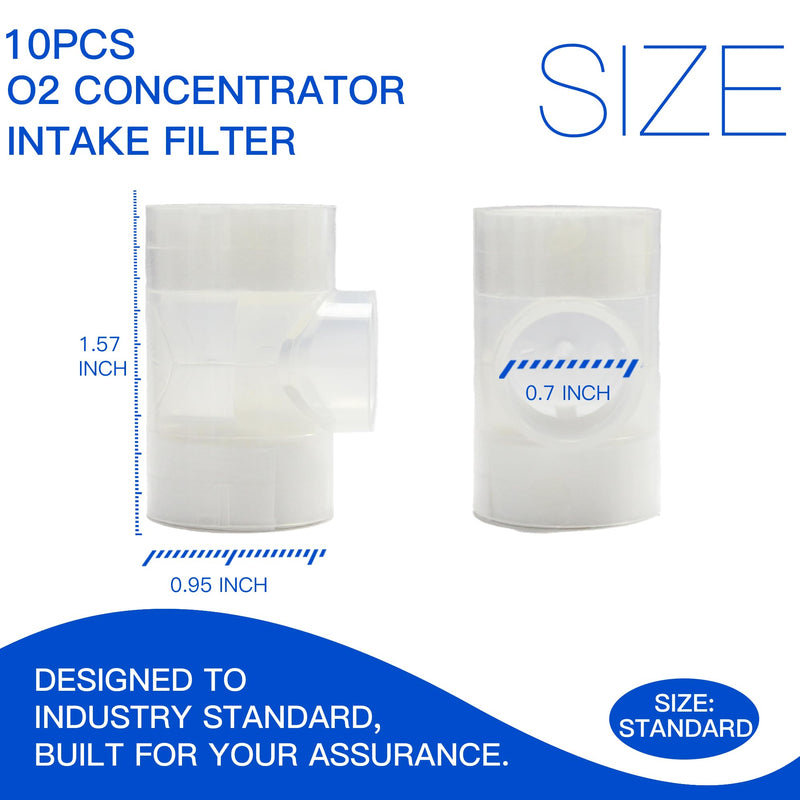 [Australia] - 10-Pack Tracheostomy HME Heat Moisture Exchanger, Individually Package HME Filters 10-Pack 