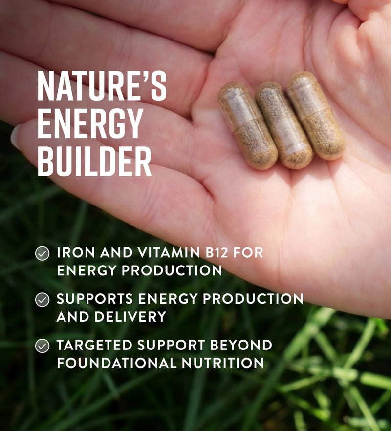 Hunter & Gather Beef Heart & Liver Capsules 180 | 100% British Grass-Fed | Freeze-Dried Whole Food Organ Supplement | No Fillers, Binders or Synthetic Vitamins | Nose-to-Tail Nutrition | 30 Servings