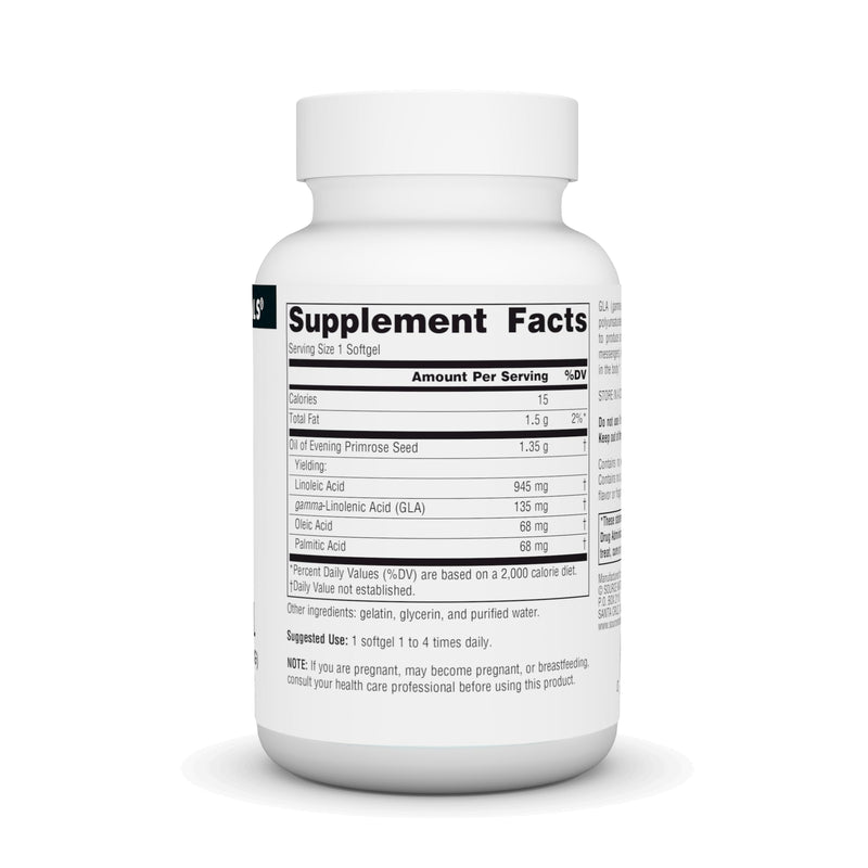 [Australia] - Source Naturals Evening Primrose Oil - Hexane-Free - 1350mg - GLA Yield: 135 mg - Cold-Pressed - 30 Softgels 