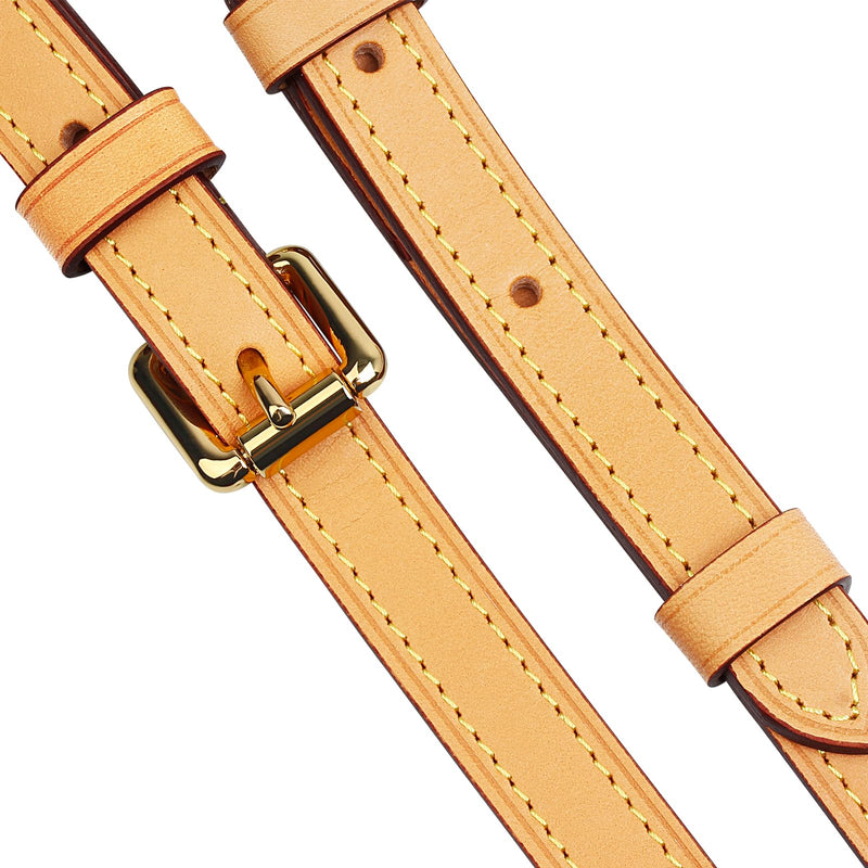 Vachetta Leather Shoulder Strap Adjustable Crossbody Replacement for Speedy Handbags(Width:0.6in-Beeswax) Adjustable-Width:0.6in-Beeswax