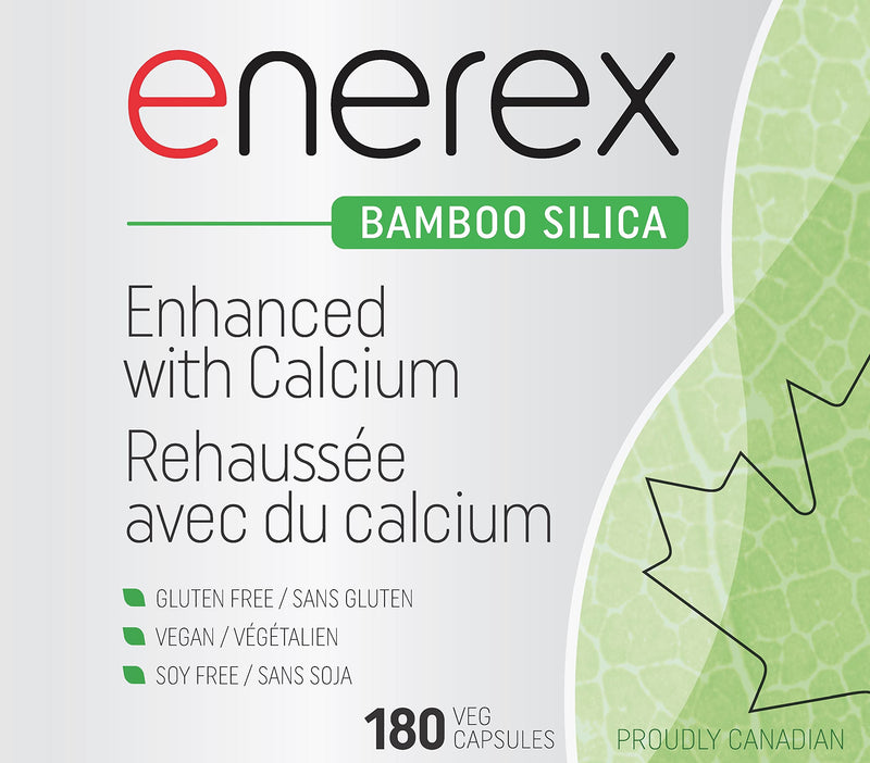 [Australia] - Bamboo Silica with Calcium Citrate - 180 Veggie Caps for Bone & Dental Health, Enhanced Hair, Skin & Nails Growth - Plant-Based Supplement, Bamboo Extract & Organic Silica for Wellbeing 