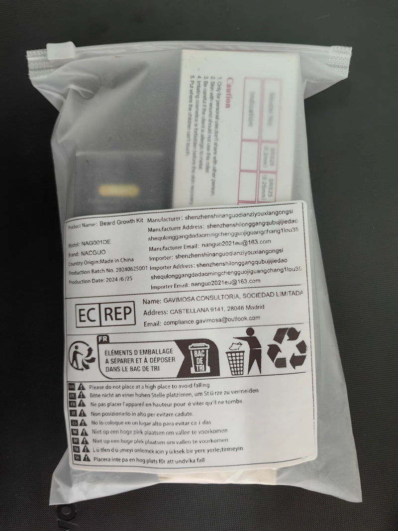 [Australia] - Beard Growth Kit-Beard Kit for Men/Beard Growth Oil, 0.5mm Beard Roller Stimulate Beard and Hair Growth, Beard Kit for Spot/Patchy Beard,Birthday &Valentines Gifts for Men Boyfriend Husband 