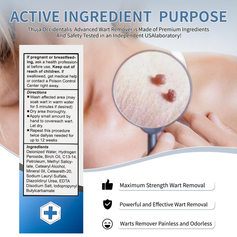 [Australia] - Wart Removal Gel with Salicylic Acid - Fast-Acting Treatment for Genital, Plantar, Common & Flat Warts, Verrucas, Corns, Calluses & More11214 1 Pack-W 