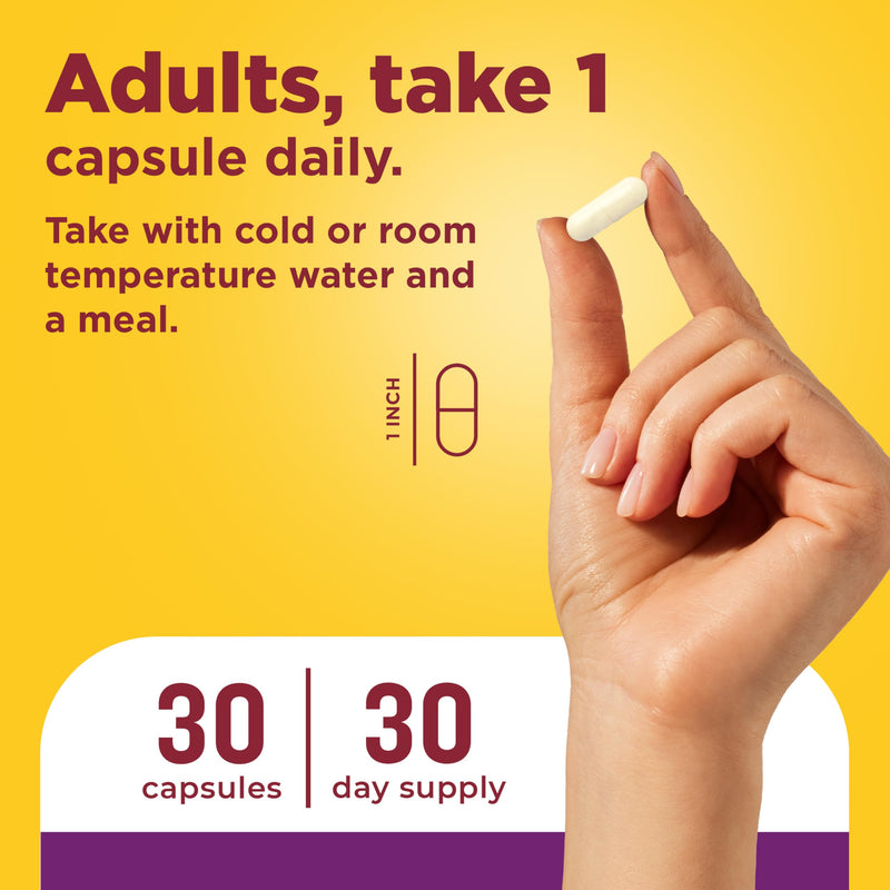 Nature Made Probiotics for Digestive Health, 30 Probiotic Capsules | Extra Strength, 15 Billion CFU from Live Cultures, Probiotics for Women and Men, No Refrigeration Required, 30 Day Supply Unflavored 30 Count (Pack of 1)