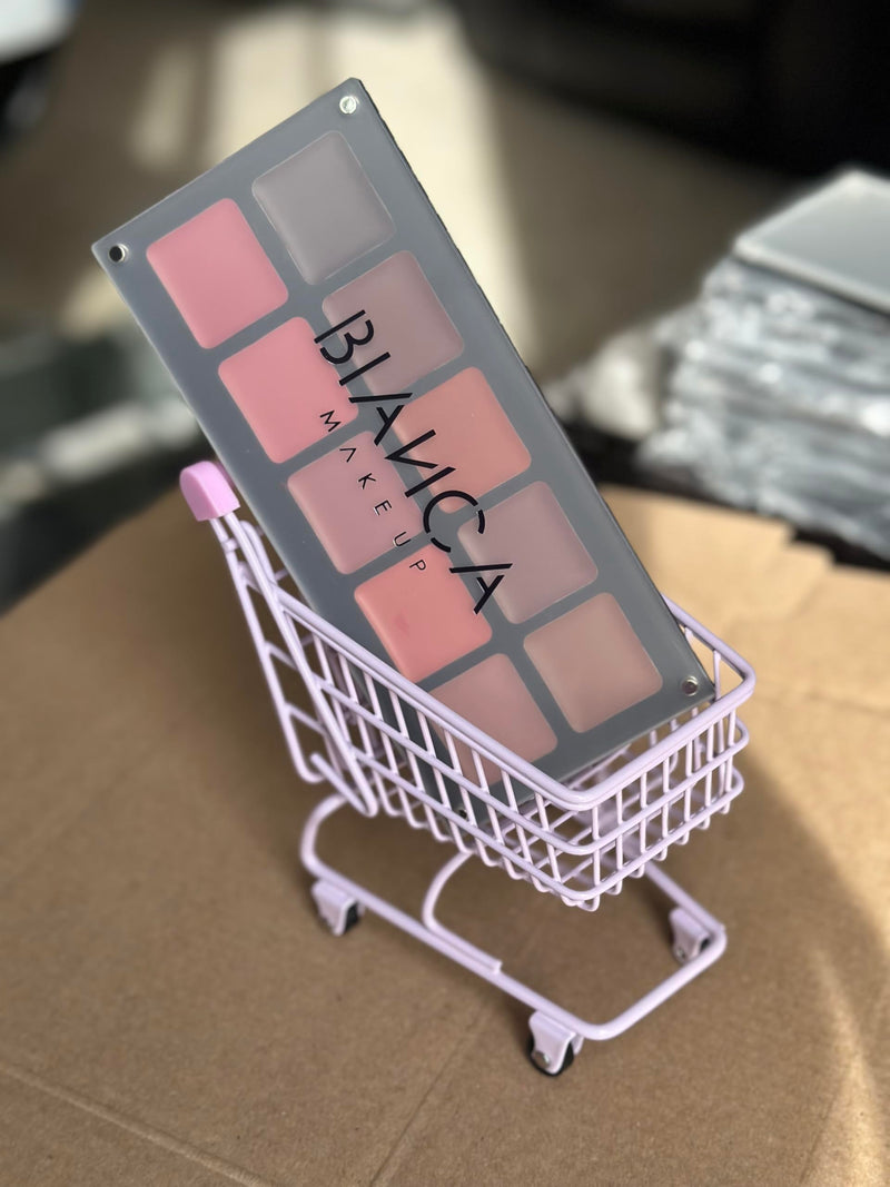 [Australia] - Cheeks & Lip Palette | Lipstick and Blush | Cream Formula | Reusable Magnetic Case | For All Skin Types (Coffe, Nude) Coffe, Nude 