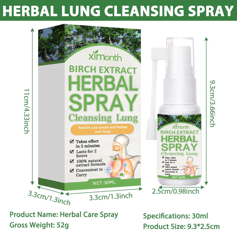 [Australia] - Pack of 3 30 ml Lung Cleansing Spray Herbal Spray Herbal Lung Cleansing Spray Our-Lyard Herbal Lung Cleansing and Repair Spray Lung Cleansing Spray Lung Cleansing 
