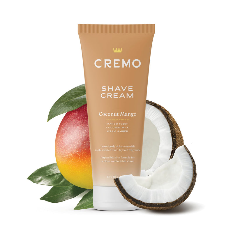 [Australia] - Cremo Coconut Mango Moisturizing Shave Cream, Astonishingly Superior Ultra-Slick Shaving Cream for Women Fights Nicks, Cuts and Razor Burn, 6 Fl Oz (Pack of 2) 6 Fl Oz (Pack of 2) 