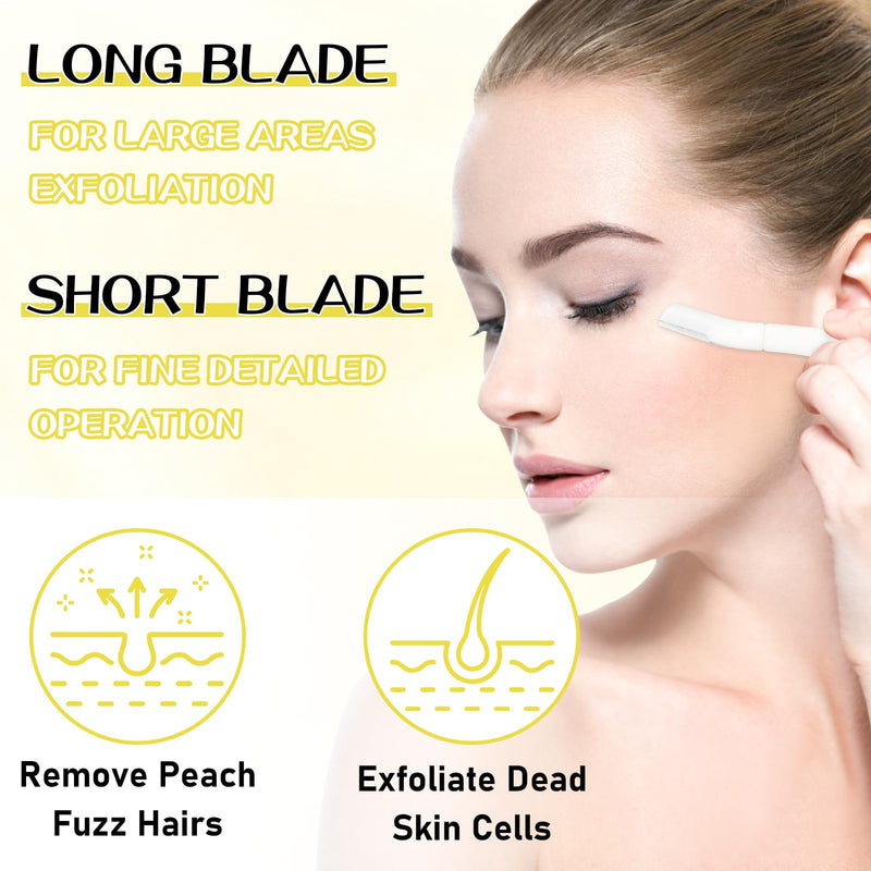 [Australia] - Dermaplaning Kit, Dermaplane Oil with Dermaplaning Tools, Shave Oil for Women, Softens Area Pre Shave & After Shave, Use with Face Razor, Face Shaver, Eyebrow Razor, Microblade 