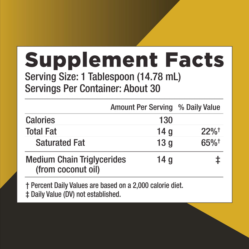 [Australia] - KETO SCIENCE Ketogenic MCT Oil, Dietary Supplement, Made from 100% Coconuts, Promotes Energy, Unflavored, 15 Fl Oz 