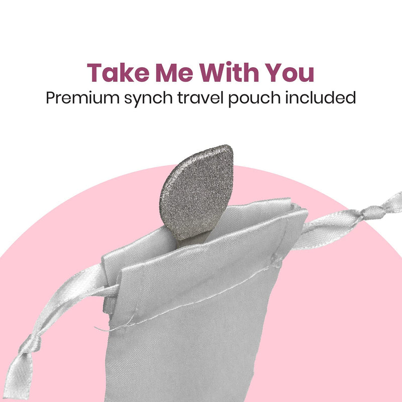 [Australia] - Lindo Beauty Buffer - Microdermabrasion Tool, Diamond Infused, Embedded Silicone Lip Scrubber, For Smooth Skin, Radiant Complexion, Travel Pouch Included (Beauty Buffer with Silicone Lip Scrubber) 