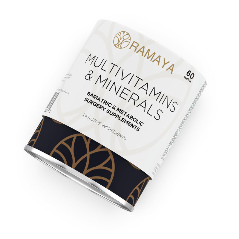 Bariatric Multivitamins with Iron & Calcium + Minerals 1 PER Day Vitamins Gastric Bypass Sleeve Supplements 60 Tablets (2-Month Supply)