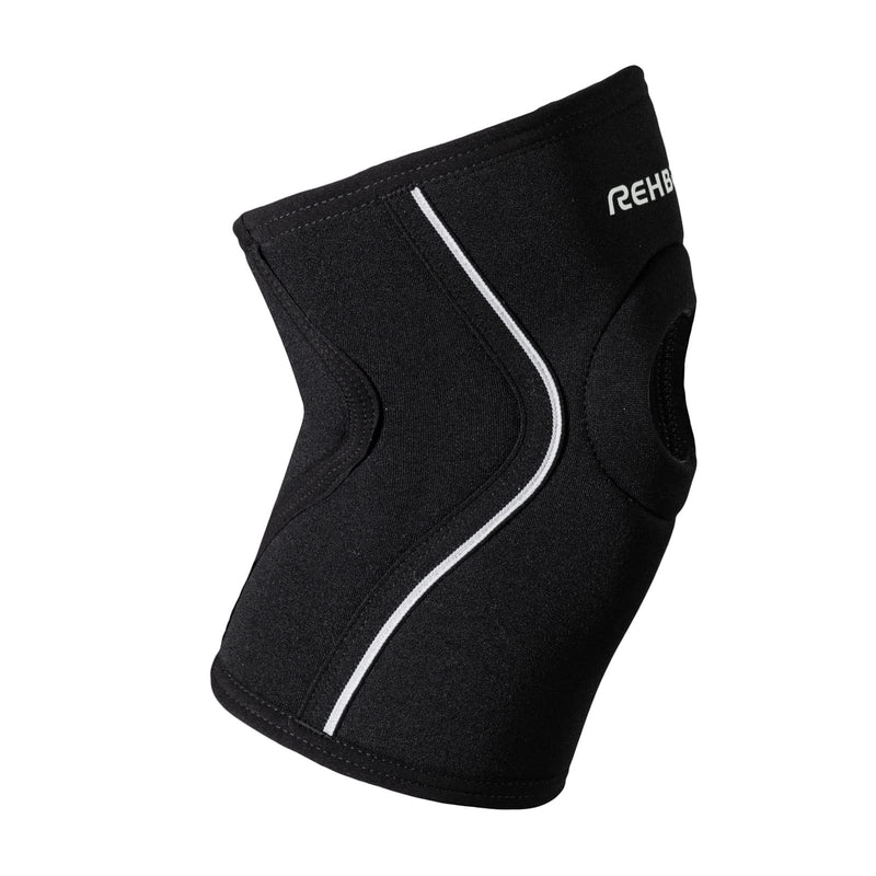[Australia] - Rehband Open Patella Knee Brace 5mm Neoprene, Supportive Knee Sleeve with Patella Support, Knee Protection for Strength Training, Jogging & Fitness, Colour:Black - 1 Pair, Size:XX-Large XX-Large Black - 1 Pair 