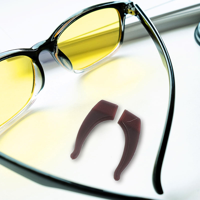 [Australia] - NUOBESTY 12 pairs of silicone glasses holder, non-slip glasses temple cover, glasses ear pads, ear hooks for glasses, sunglasses 
