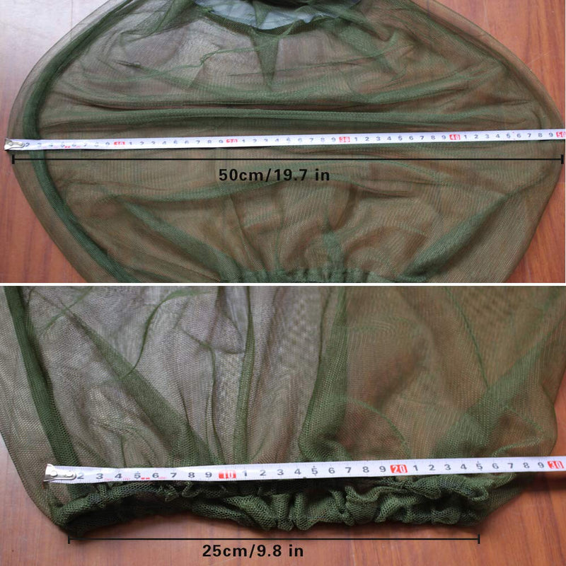 [Australia] - 5 Pack Premium Mosquito Head Net Mesh Hat Face Netting Lightweight Durable Protective Cover Fly Insects Bugs Preventing for Camping Hiking Fishing Outdoor Activity 