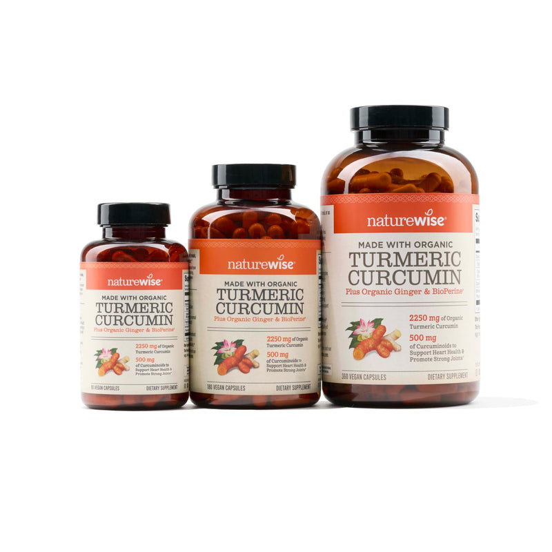 [Australia] - NatureWise Curcumin Turmeric 2250mg | 95% Curcuminoids & BioPerine Black Pepper Extract | Advanced Absorption for Joint Support [2 Month Supply - 180 Count] Unflavored 180 Count (Pack of 1) 