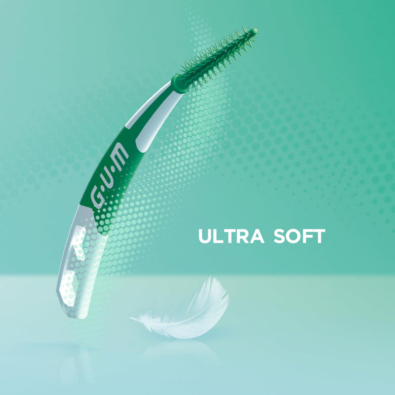 [Australia] - GUM SOFT-PICKS PRO interdental cleaner | curved shape for easy access to hard-to-reach places | gentle effect for sensitive gums [L - 3x60] (+1 free sample) [L - 3x60] (+1 free sample) 