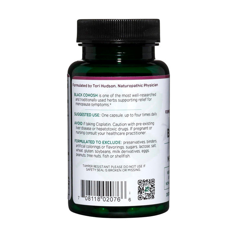 [Australia] - Vitanica Black Cohosh, Cimicifuga Extract Plus, Vegan, 60 Capsules 