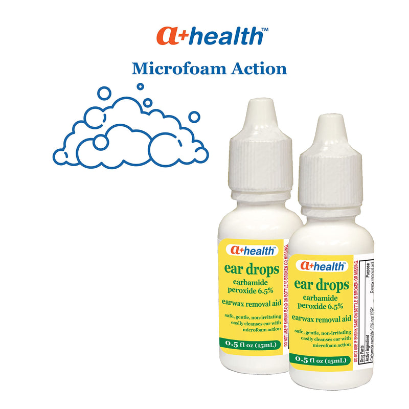 [Australia] - Earwax Removal Drops, Carbamide Peroxide 6.5%, Made in USA, Twin Pack, 1 fl Ounce 