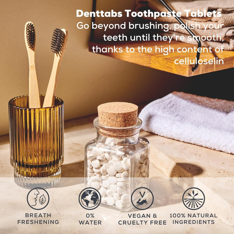 [Australia] - Denttabs tablets for teeth cleaning 125 pc. 125 Count (Pack of 1) 