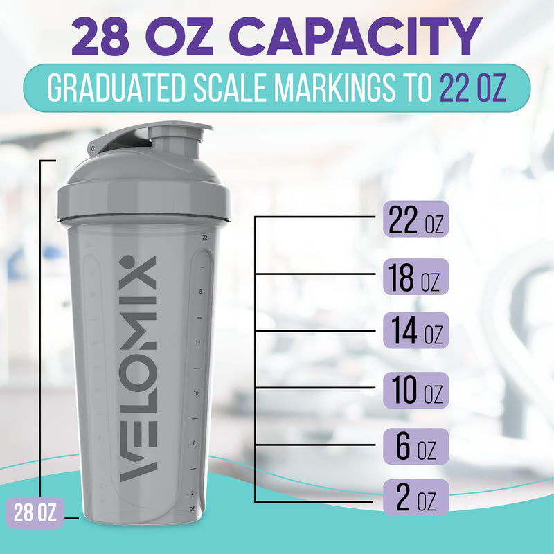 [Australia] - -4 PACK- 28 oz Protein Shaker Bottle for Protein Mixes - 4x Wire Whisk | Leak Proof Shaker Cups for Protein Shakes | Protein Shaker Bottle Pack | Protein Shake Cup 