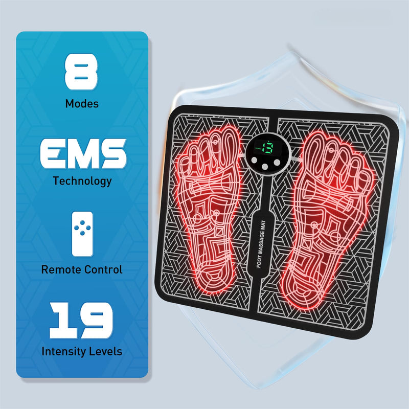[Australia] - TENS & PMS,Transcutaneous Electronic Nerve Stimulator, EMS Foot Massage for Muscle Relaxation, LCD Display Screen 2X-Large 