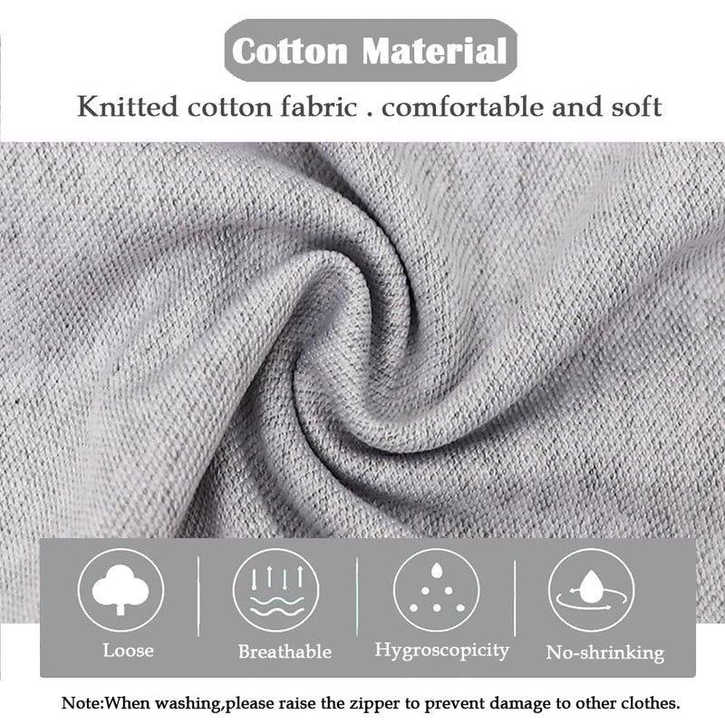 [Australia] - Unisex Side Zipper Bedridden Patient Clothing,Patient Pants,Tear Away Pants,Soft Cotton Material Gray1 3X-Large 