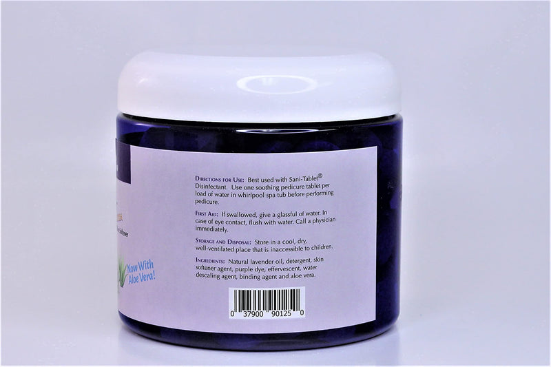 [Australia] - Pedicure Tablets for Foot Soaks, Whiten Nails, Softens Skin with Aloe Vera, All Natural, Vegan, 150 count (Lavender) 