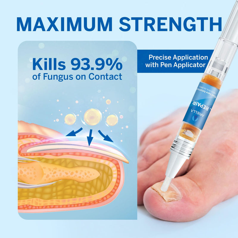 [Australia] - Toenail Fungus Treatment Extra Strength: Nail Fungus Treatment for Toenail - Fungal Nail Repair Pen 4 Packs 