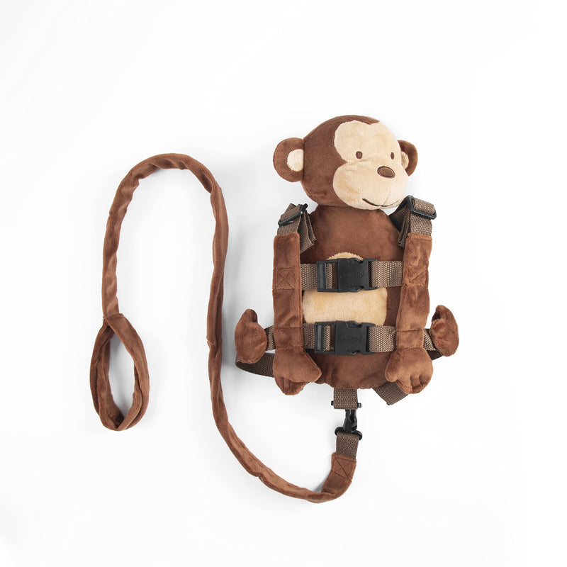 [Australia] - 2 in 1 New Monkey Toddler Safety Harness Backpack Children's Walking Leash StrapÔºàBrownÔºâ 