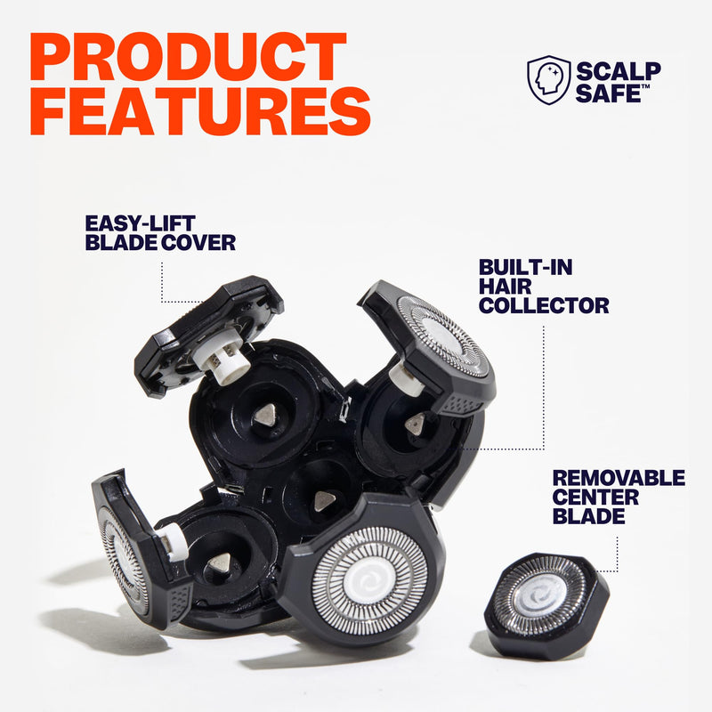 [Australia] - Freebird FlexSeries Official Blade 1 Pack Refills - No Irritation, Razor Bumps or Ingrown Hairs, Ultra-Sharp, Durable, ScalpSafe Design, QuickSnap Install, for 50 Shaves, Compatible with FlexSeries 1 Count (Pack of 1) 