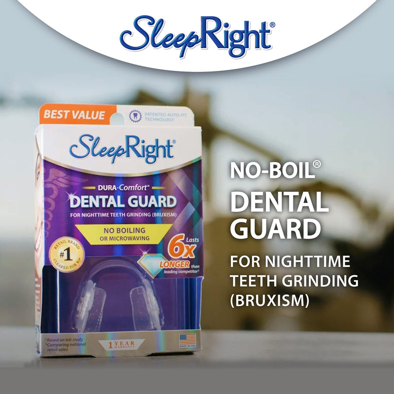[Australia] - SleepRight Dura-Comfort Dental Guard – Mouth Guard To Prevent Teeth Grinding 1 Count (Pack of 1) 