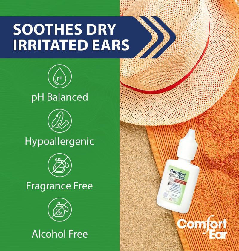 [Australia] - Westone Comfort Ear Natural Ear Drops for Itchy Ears, Ear Ache Drops Adults & Kids | Earwax Aid for Dry Ears | Personal Comfort for Hearing Aid, Swimmers, and Ear Itch Relief for Humans | Pack of 2 2 Pack 