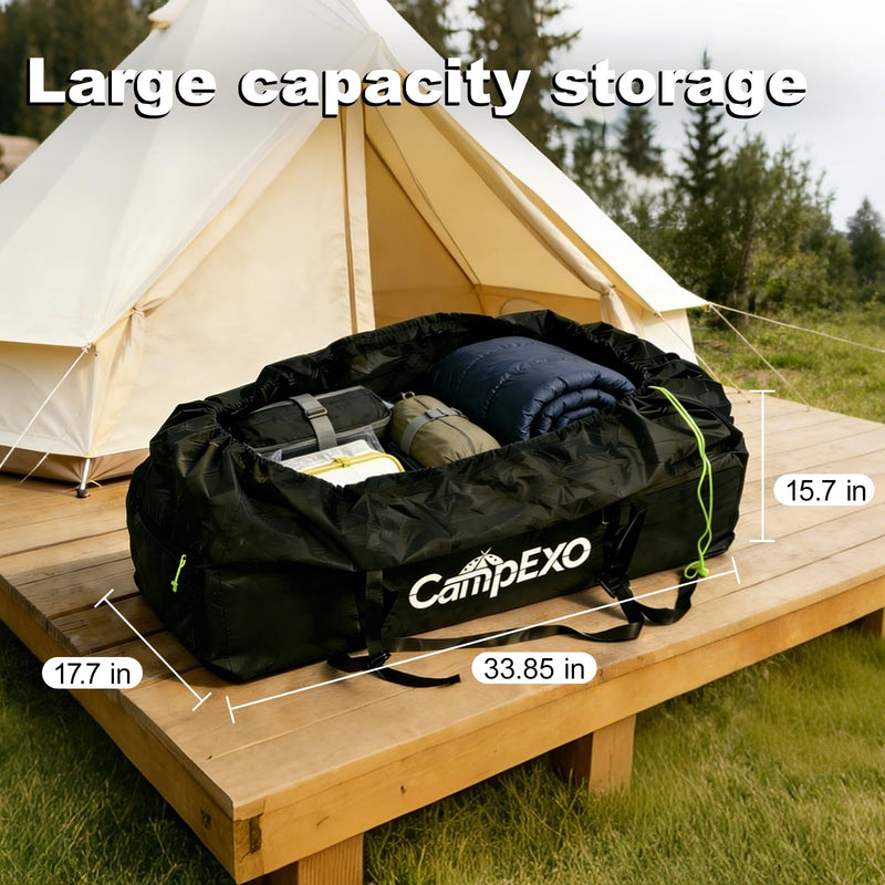 120L Extra Large Duffle Bag with Drawstring Closure, Durable Camping Gear Bag for Travel Storage, Tent Storage & Sports Equipment