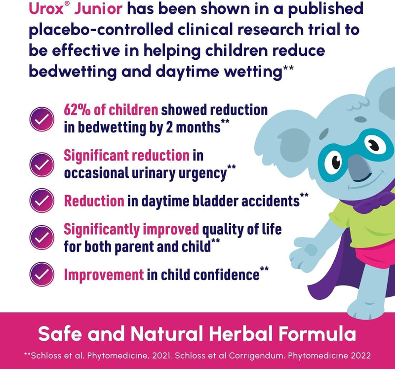[Australia] - Junior Natural Bladder Control - Nocturnal Enuresis or Bedwetting Supplements. Supports Bladder Control, Reduces Urinary Frequency, and Bladder Accidents for Kids, 30 Vegetarian Capsules (30) 