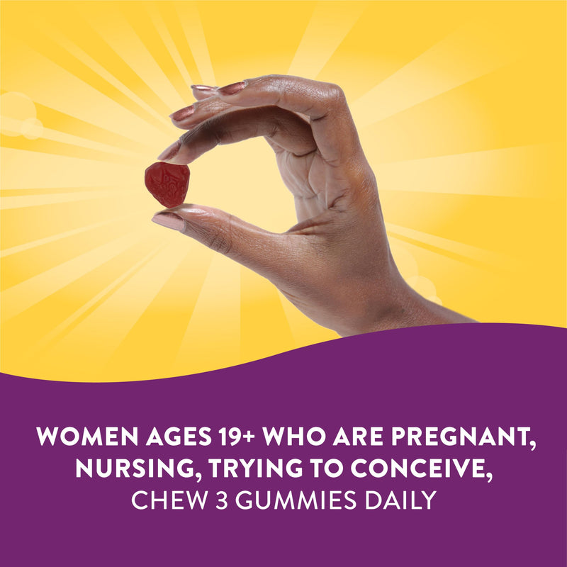 [Australia] - Nature's Way Alive! Prenatal Gummies with DHA, Supports Baby's Eye and Brain Development*, Orange and Raspberry Lemonade Flavored, 90 Gummies 