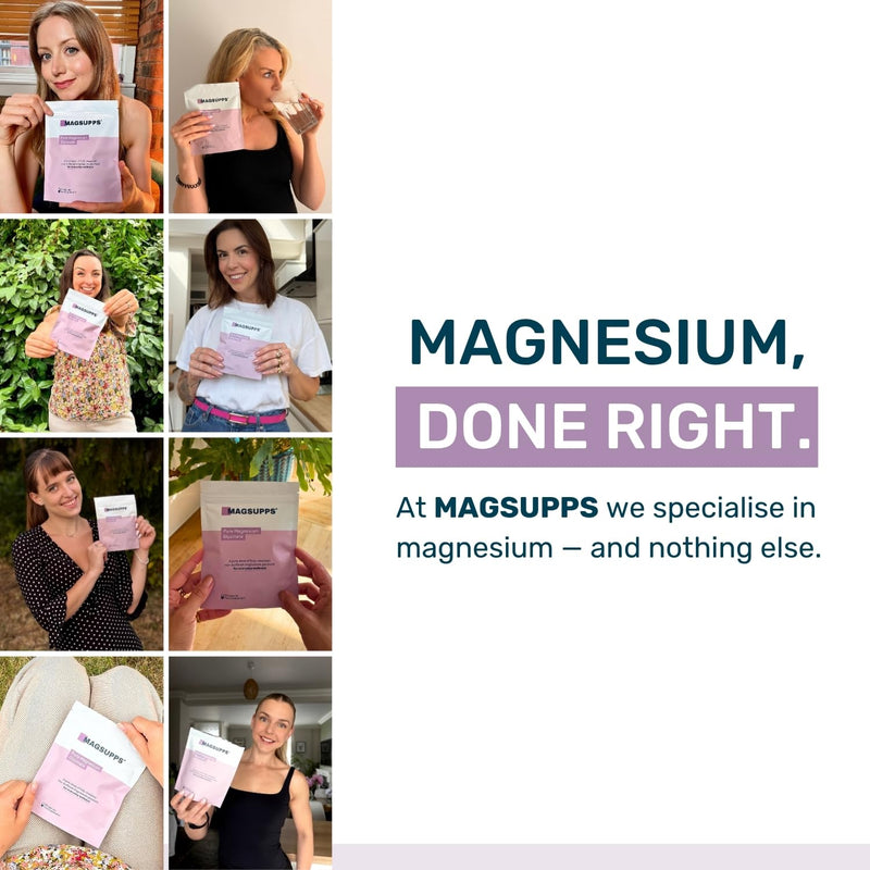 Magnesium Glycinate - 100% Pure, Fully-Chelated, Non-Buffered - 100mg Magnesium per Capsule - UK Made - Lab Tested - No Fillers - 90 Capsules 90 count (Pack of 1)