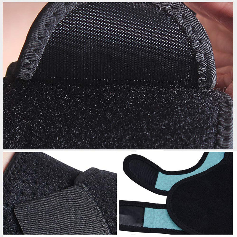 HUEGLO Left Shoulder Brace for Women and Men,Adjustable Neoprene Torn Rotator Cuff Shoulder stabilizer Support for Injury Prevention Immobilizer, Dislocated AC Joint,Frozen Pain,Tendinitis.