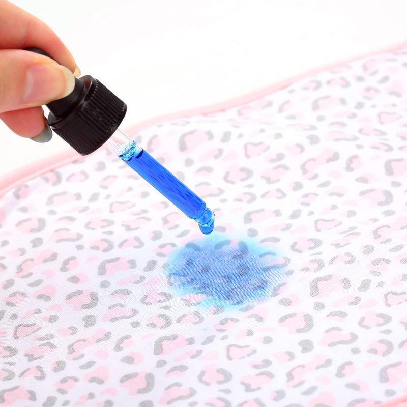 [Australia] - 7 Pack Baby Cotton Absorbent Bibs for Drooling Teething Pink 