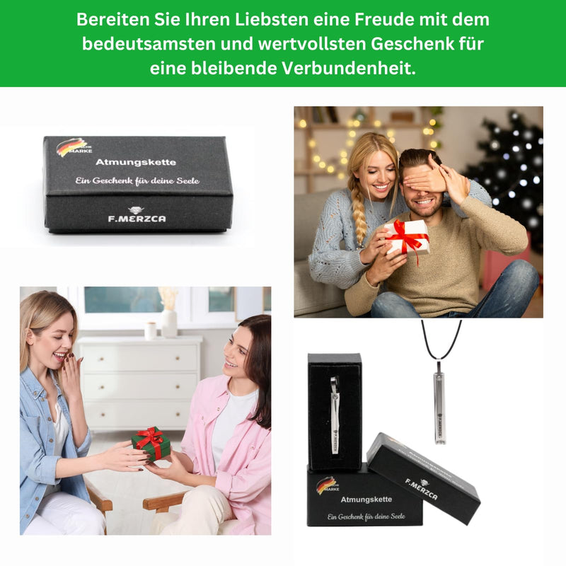 [Australia] - F.MERZCA® Premium Hoki aid chain - Hoki necklace against anxiety, Hoki chain panic attacks aid against panic and anxiety disorders, Höki necklace, Höki original anxiety disorder aid classic 