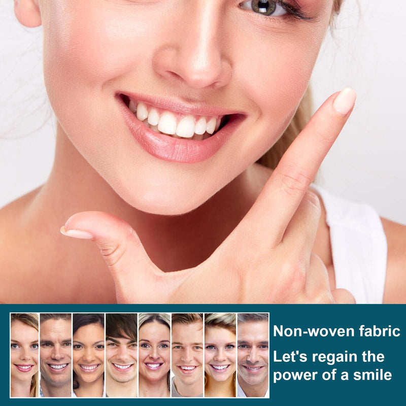 [Australia] - Prostheses Fake Teeth, Smile Teeth Veneers, Cosmetic Temporary Teeth Dentures Prosthesis Artificial Veneers Teeth Top and Bottom Teeth 02 