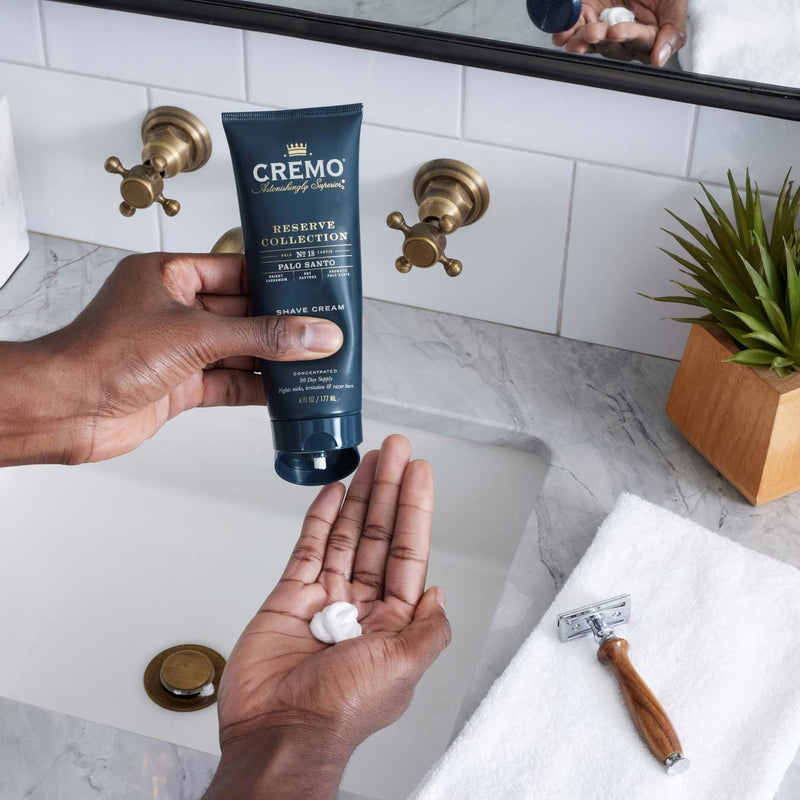 [Australia] - CREMO - Reserve Collection Palo Santo Shaving Foam For Men | Combats irritation | 177ml 