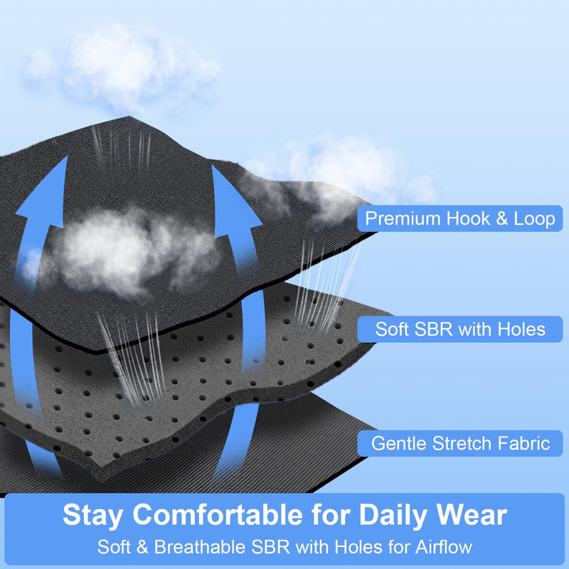 Comfortable Hernia Belt Truss for Men & Women - Custom Fit Double/Single Inguinal/Sports Hernia Support Groin for Left Right|Upgraded Hernia Braces/Adjustable Straps for Pre&Post Surgery Pain Relief