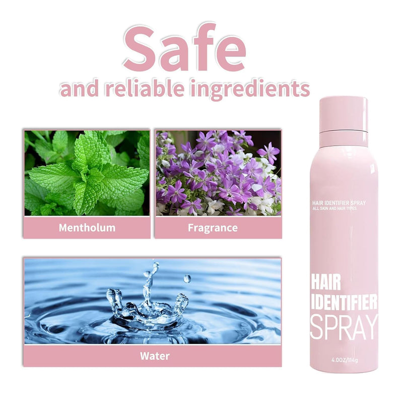 [Australia] - Hair Identifier Spray for Face Shaving, Moisturizing and Skin Care Dermaplaner Spray, Hair Identifier Spray To Shave, Hair Identification Spray for Facial Shaving (1set) 