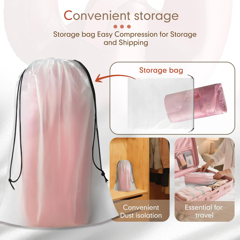 [Australia] - Face Pillow for Wrinkles,Pink Face Massage Pillow Sleeping Face Down for Wrinkles Satin for Maintaining Facial Wrinkles and Sleep Lines Pink 