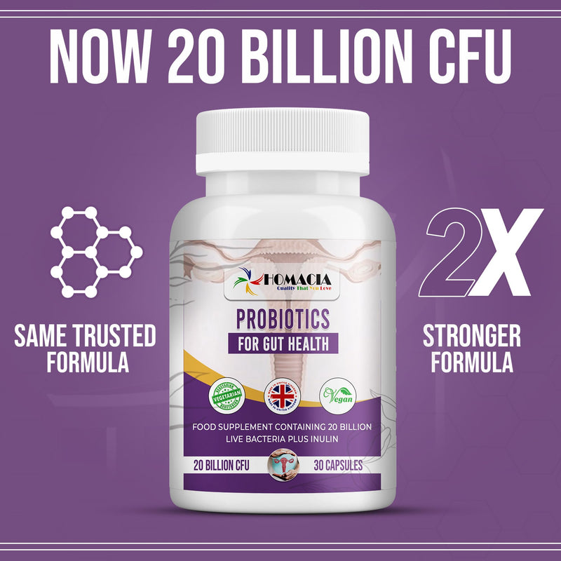 Vaginal Probiotics for Women - 20 Billion Bio-Balance & Vaginal Gut Bacteria Support - Cystitis Treatment for Women - UTI Treatment for Women - Vitaflora for Women - UK Made 30 Count