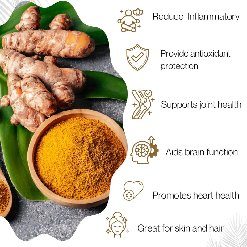 Nature’s Blends Black Seed Oil & Turmeric Capsule | Cold Pressed Black Seed Oil Capsule for Anti-Inflammatory & Immune System | Ethiopian Nigella Sativa for Hair, Skin & Joint Health | 60 Capsules Black Seed & Turmeric