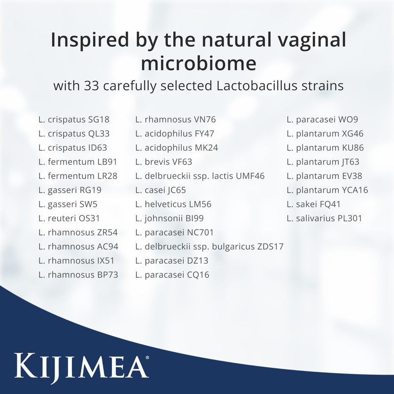 Kijimea® FloraCare - Inspired by the Natural Vaginal Microbiome | 33 Carefully Selected strains of Lactobacillus in a high Dosage + Vitamins B2, B3, B7, and Zinc - 14 pcs 14 count (Pack of 1)
