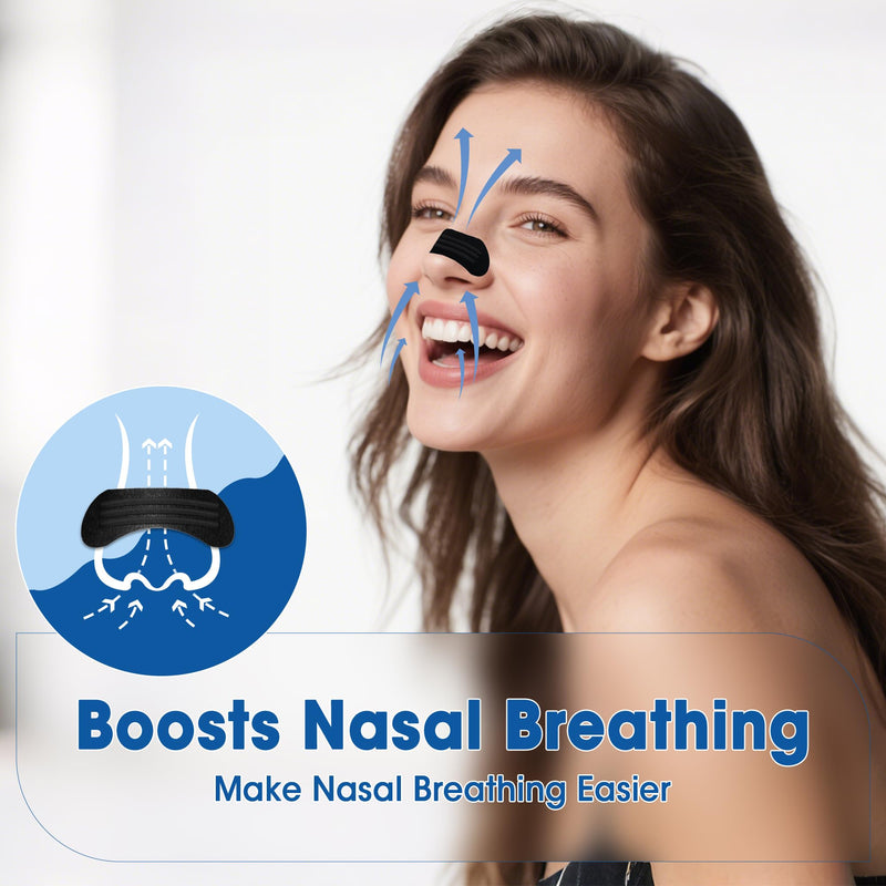 [Australia] - Nasal Strips for Snoring (60 ct),Extra Breathing Nose Strips,Reduce Snoring Aids for Men & Women,Oil & Sweat Proof,Help Improves Sleep and Sports,Universal Fit 60 
