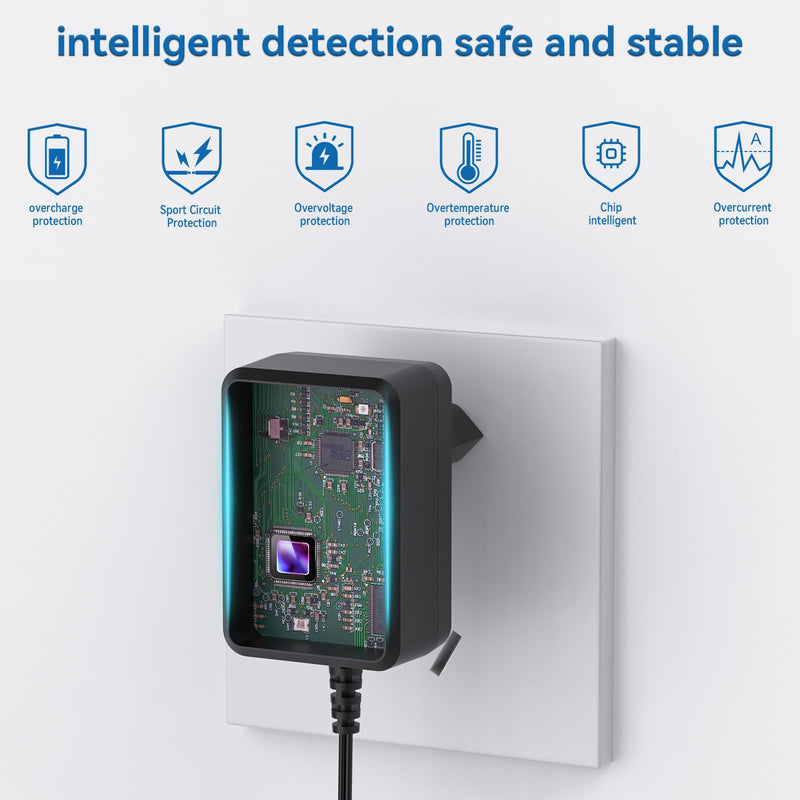 [Australia] - One Blade charging cable 4.3V charger for Philips OneBlade QP2520 QP2570 QP2620 MG3730 MG3720 MG5720 MG5730 BT3208 BT3206 A00390 shaver power supply cable 